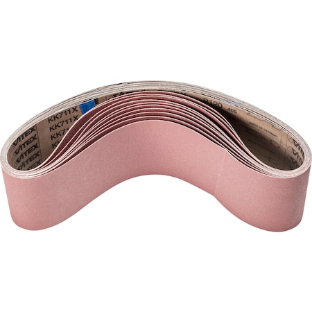 Pferd Coated Belt, Al/Oxd, 4"x36", 120 Grit, 4" W, 36" L, Coated, Aluminum Oxide, 120 Grit 49378